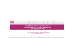 Desktop Screenshot of hotsalsadancezone.com